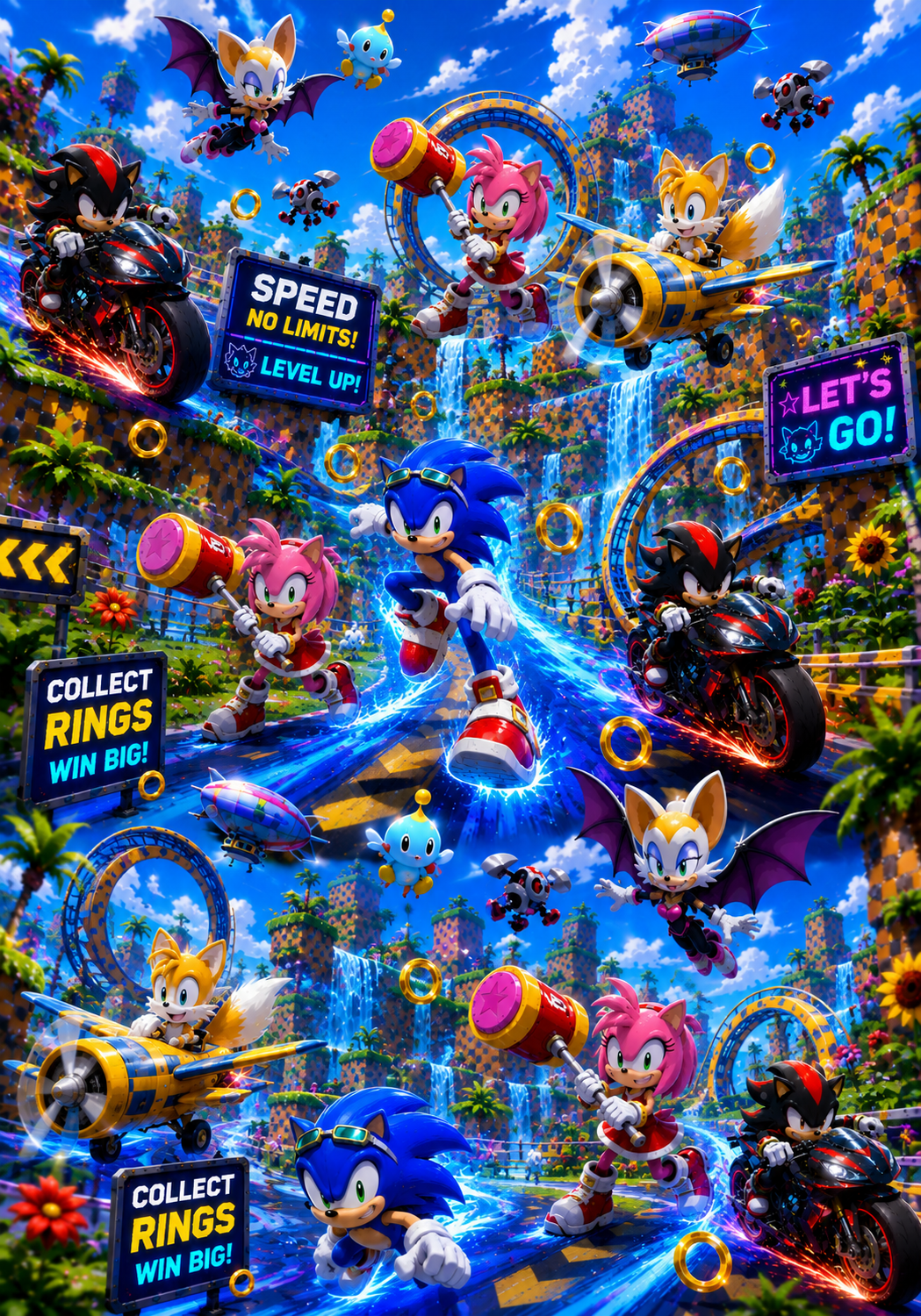 Sonic Composition Notebook Sticker Cover