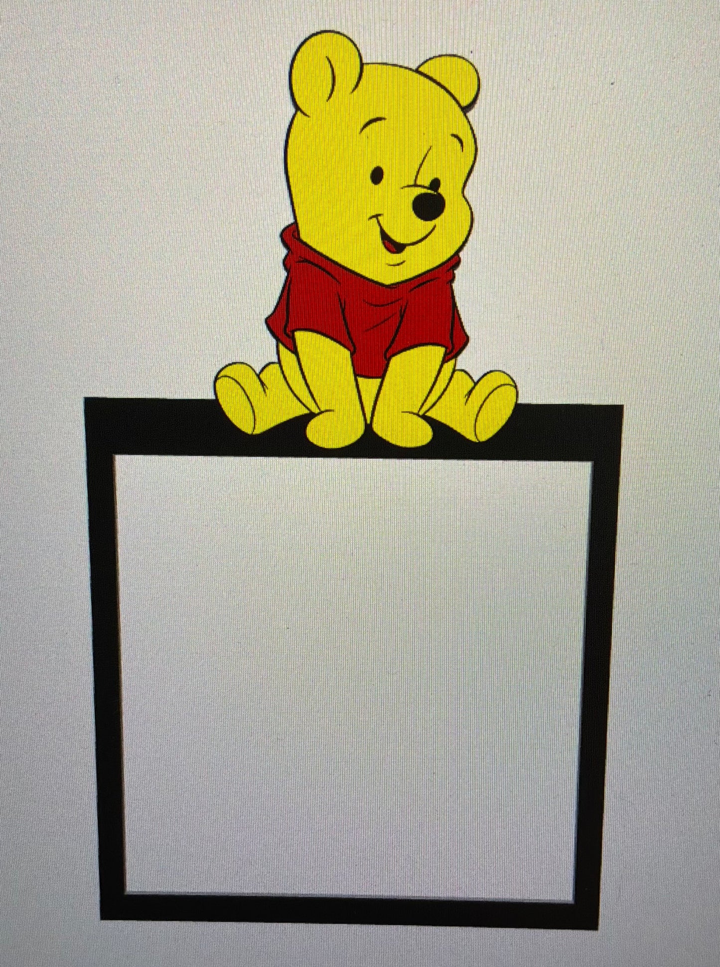baby bear post it note holder digital file