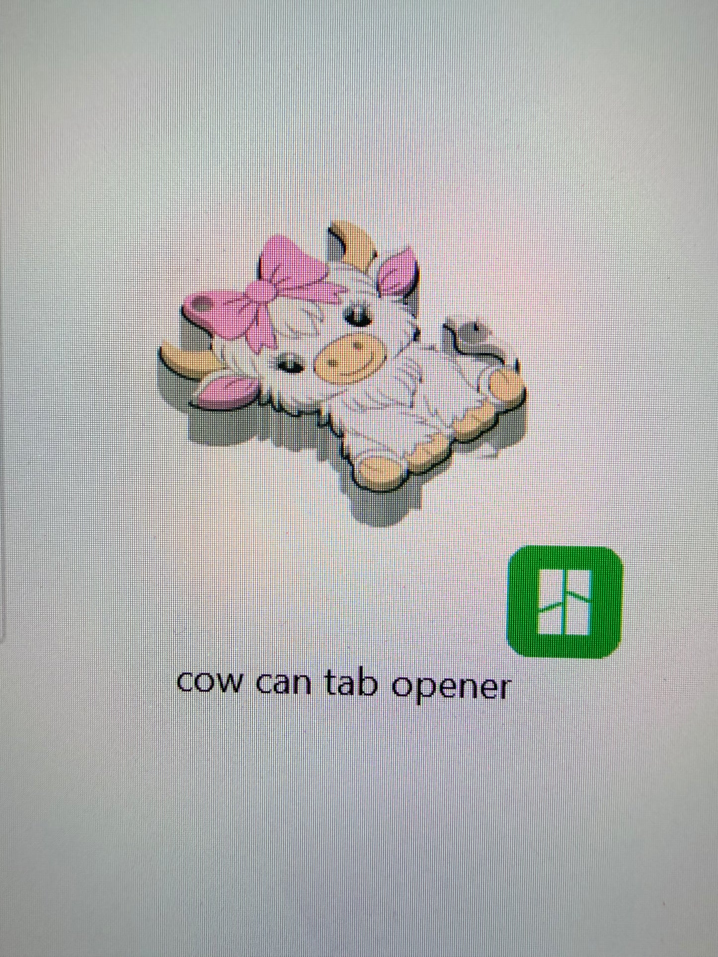 Highland Cow Can tab opener