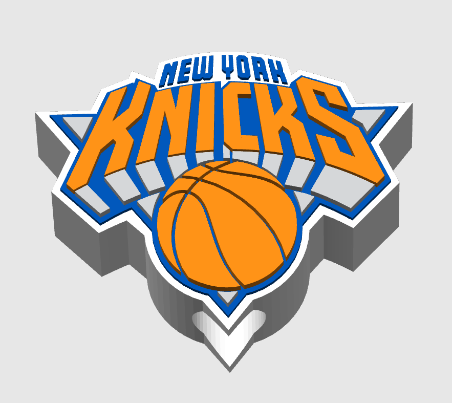 Knicks 8mm Straw Topper-3MF digital file only