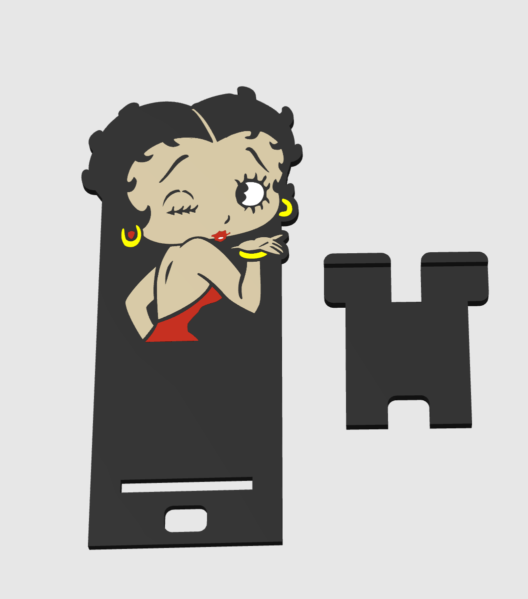 Betty Phone Holder 3MF Digital File Only