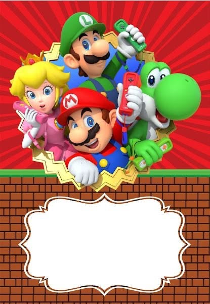 Mario Composition Notebook Sticker Cover