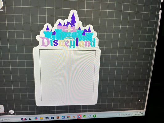 Magic castle post it note holder digital file