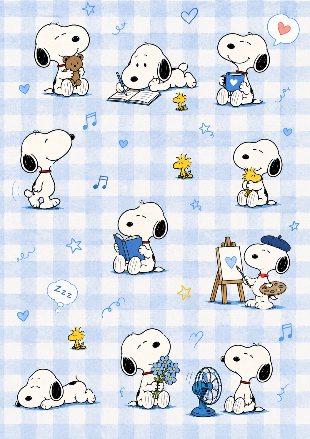 Snoopy Composition Notebook Sticker Cover