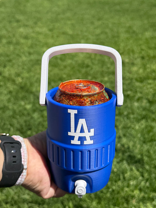 LA Inspired 💖 - Mini Cooler Can Holder With Straw Topper