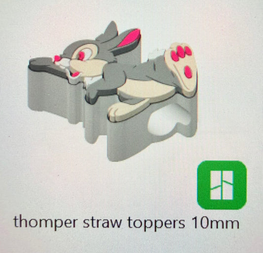 Thumper Straw Topper Stanley (10mm) digital file