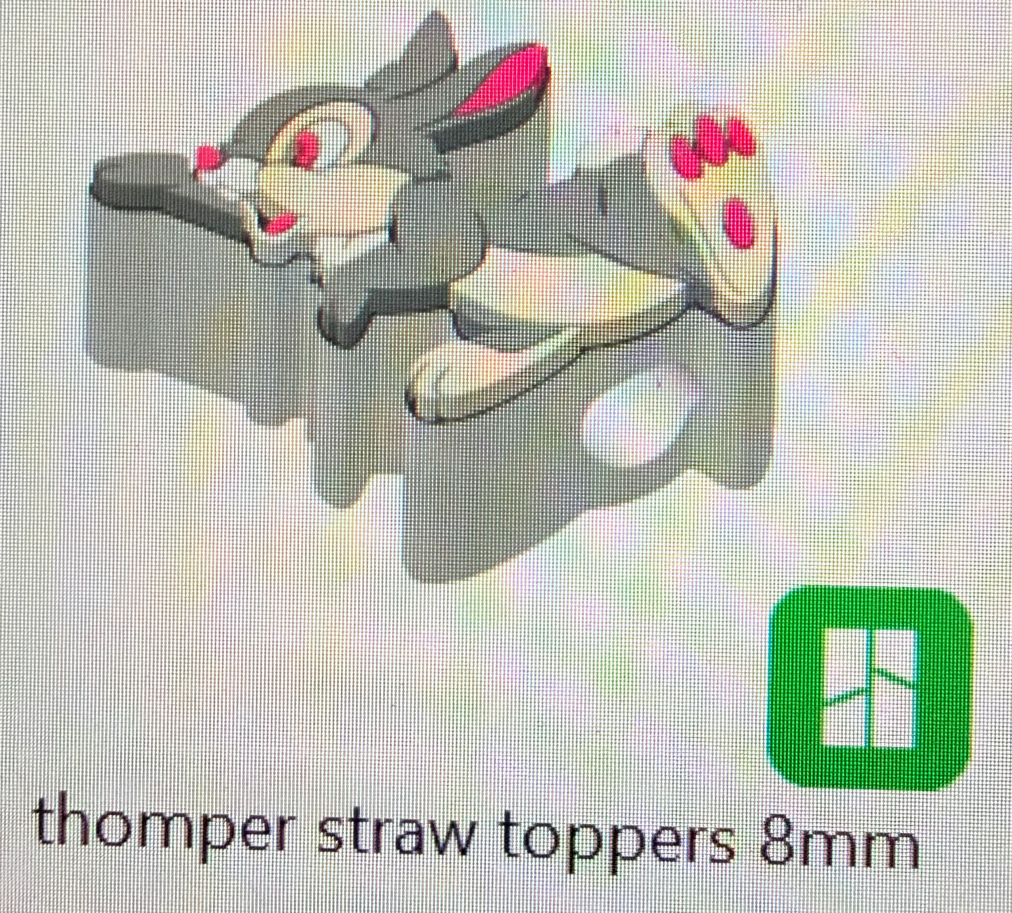 Thumper straw topper standard (8mm) digital