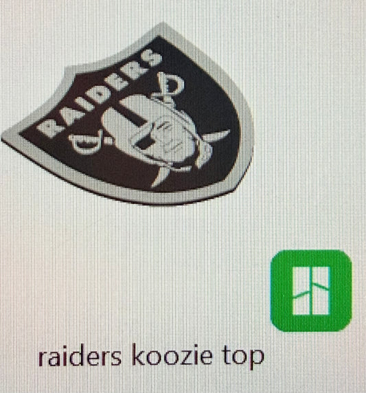 Raider man can cooler emblem digital file