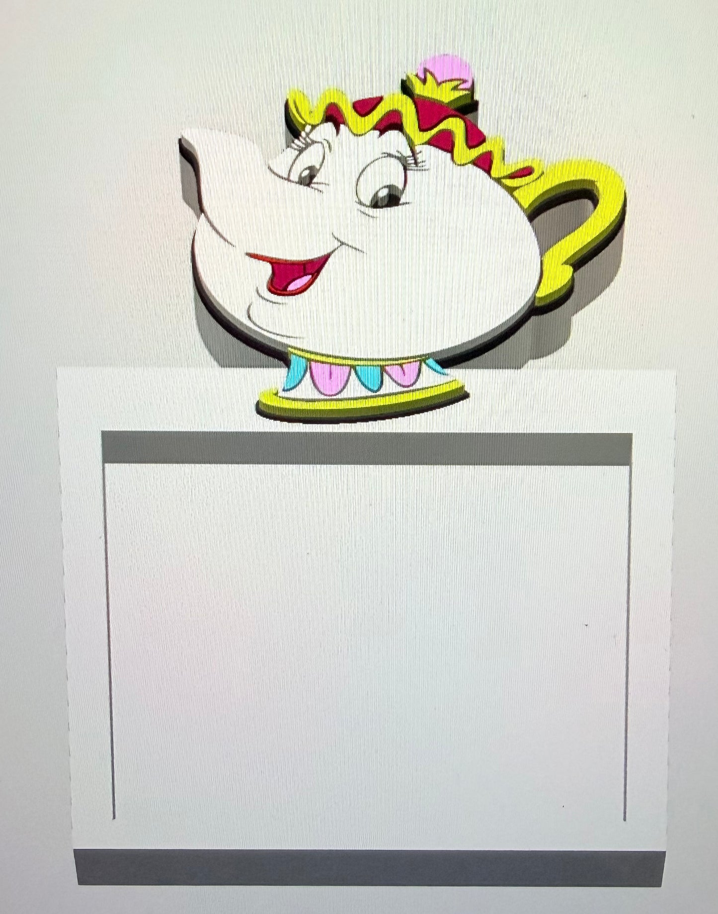 Miss Teacup Note holder digital file