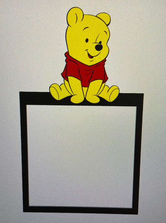 baby bear post it note holder digital file