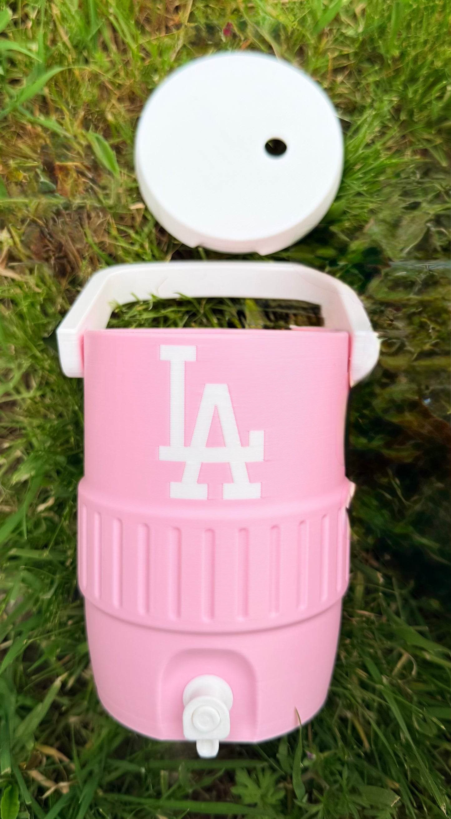 LA Inspired 💖 - Mini Cooler Can Holder With Straw Topper