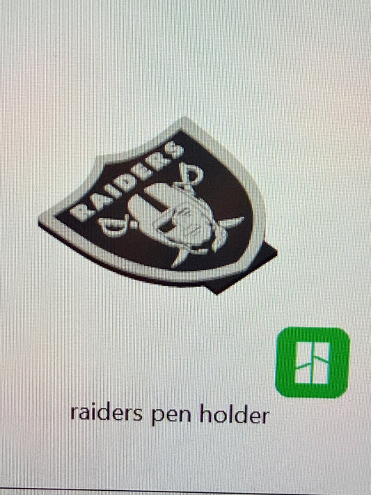 Raider Man logo Pen Holder