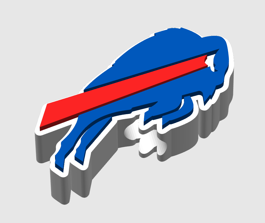 Buffalo Bills Straw topper 8mm digital file only