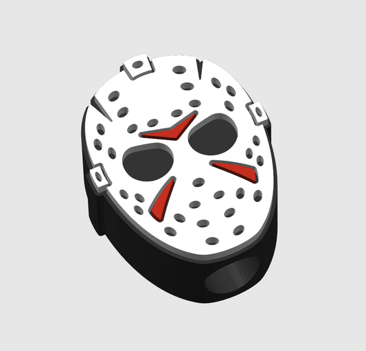 Jason Face Straw Topper Set 8mm & 10mm 3MF Digital File