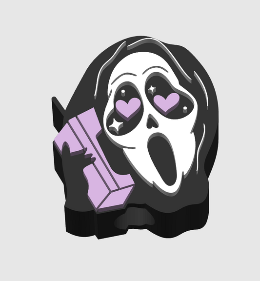 Ghost Face Straw Topper Set 8mm & 10mm 3MF Digital File