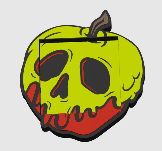 Candy Apple Note Holder 3MF Digital File