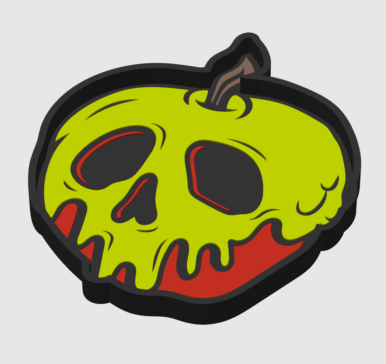 Candy Apple Tray 3MF Digital File