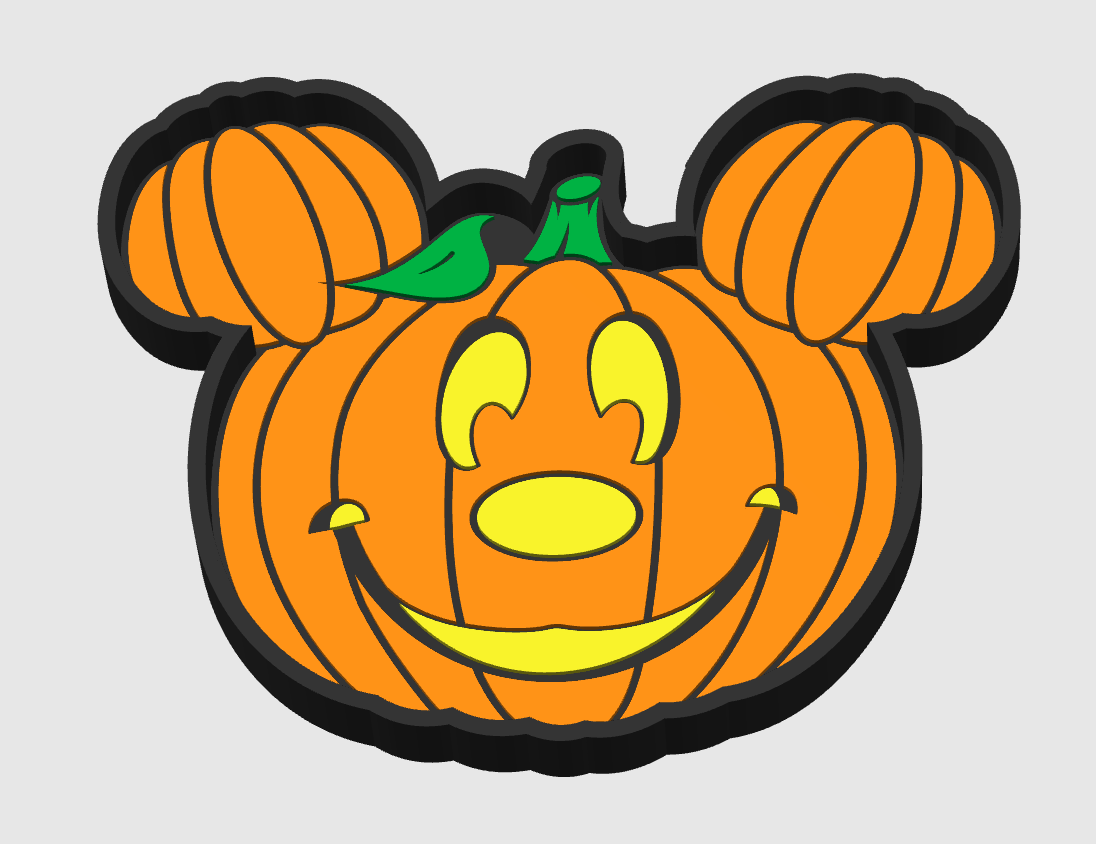Pumpking Ears Tray 3MF File only
