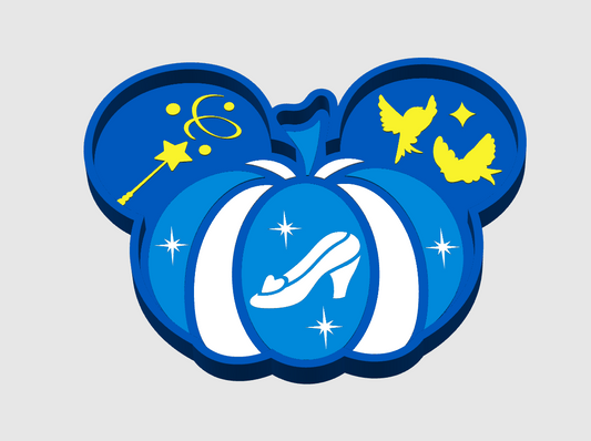 Cinderella Pumpkin Tray 3MF Digital File
