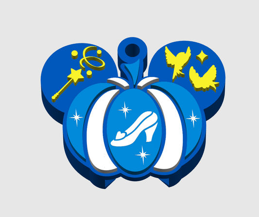Cinderella Pumpkin Can Tab Opener 3MF Digital File
