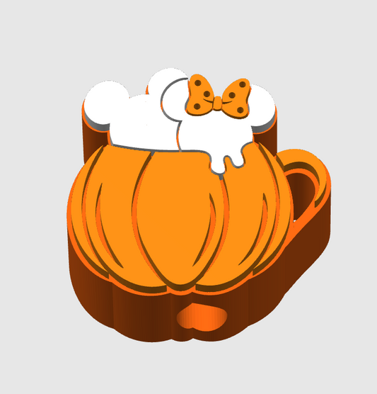 Magic Pumpkin Latte Straw Topper Set 8mm & 10mm 3MF Digital File