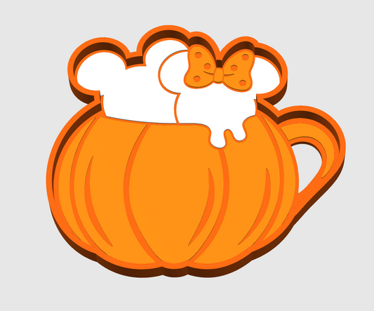 Magic Pumpkin Latte Tray 3MF Digital File