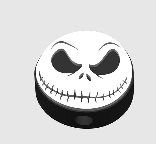 Jack Face 8mm Straw Topper 3MF Digital File