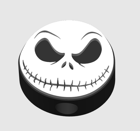 Jack Face 10mm Straw Topper 3MF Digital File