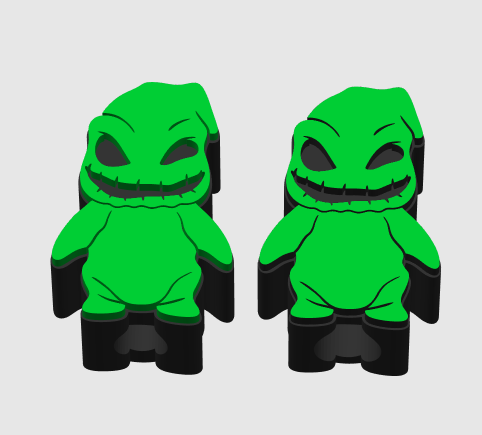 Oogie Straw Topper Set Digital File 3MF