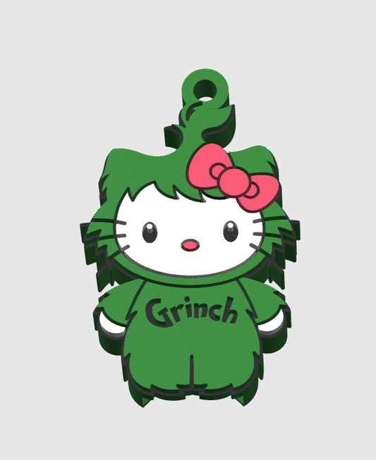 Kitty Grinch Can Tab 3MF Digital File Only