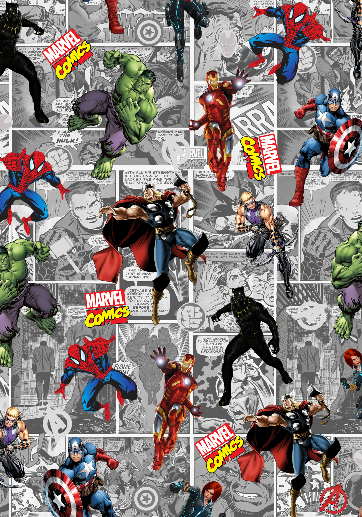 Marvel Composition Notebook Cover Sticker